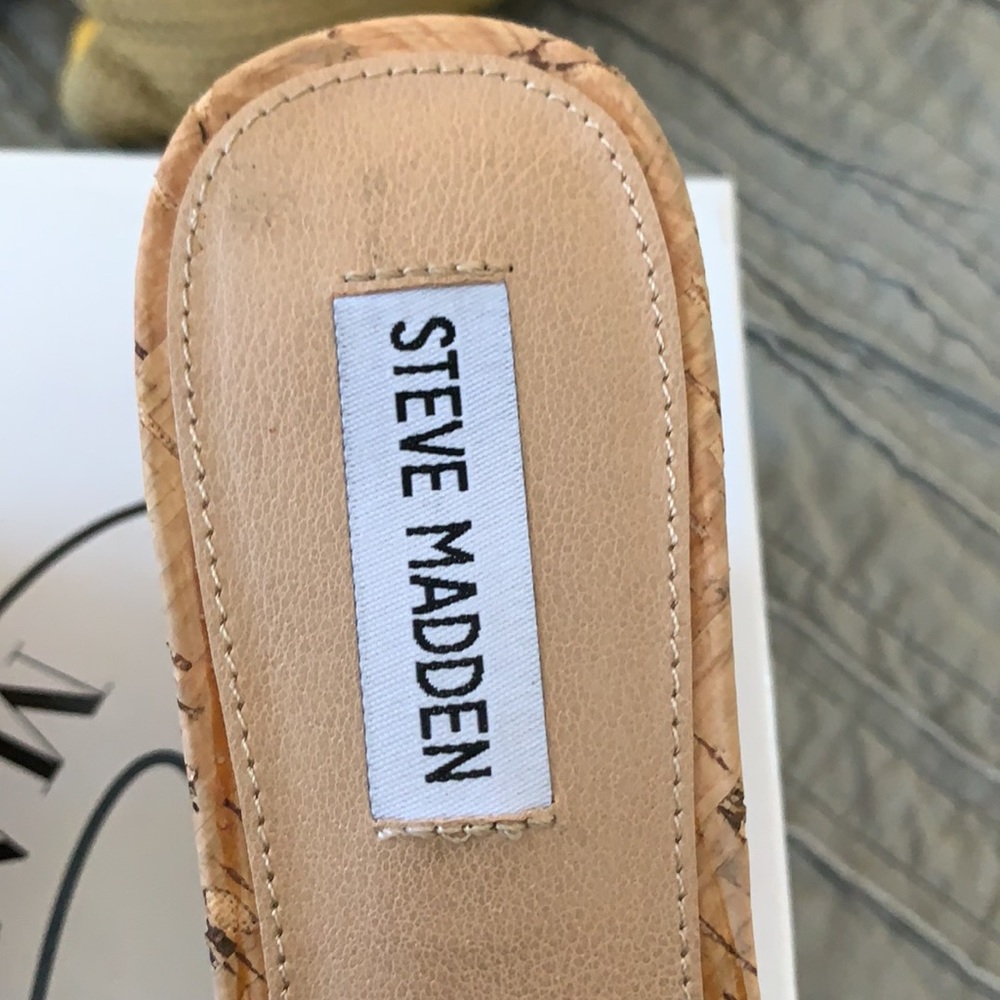 Steven Madden Multi-Colored Wedge Platform Sandal… - image 7